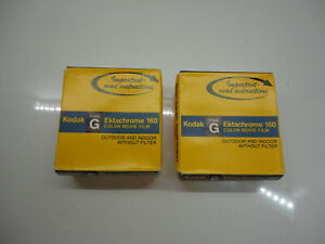 Kodak Type G Ektachrome 160 Color Movie film EG464 50ft 2 boxes Expired June 81