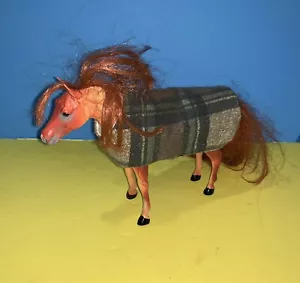 Paradise Kids Bendems Legs Red Tan Horse With Red Hair 2009 w/ Blanket - Picture 1 of 3