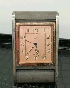 Vintage JAEGER 2 Days Early Travel Alarm Clock, 1950's - Picture 1 of 19