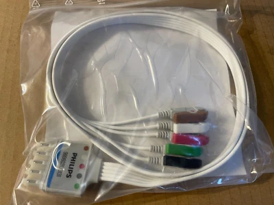 Philips 5-Lead Set ECG  Disposable Cable AAMI REF 989803173131 - Image 1 of 2