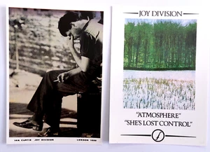 Carte Postale ♫ LOT - 2 x JOY DIVISION ♫♫ Laminated Postcard new order - Picture 1 of 3