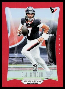2024 Panini Prizm Deca Red Prizm /199 CJ Stroud Houston Texans SP!! - Picture 1 of 2