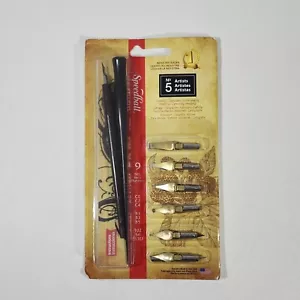 Speedball No. 5 Artists Pen Set Lettering Calligraphy Nibs NEW Sealed Style B C - Picture 1 of 8