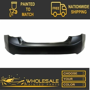 NEW fits 2013-2015 Honda Accord Sedan Rear Bumper Cover Painted - Picture 1 of 1
