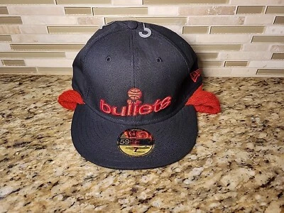 Washington Bullets Hat Cap New Era 59Fifty Snapback Fitted Size 7 NBA Basketball - Image 1 of 4