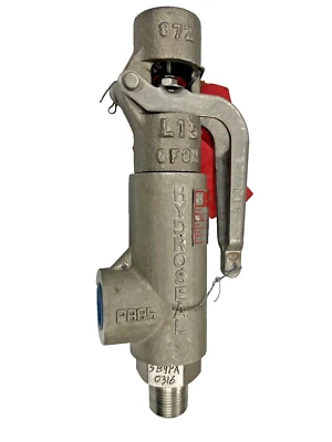 HYDROSEAL 3CRV3LN/F SS CF8M Safety Relief Valve 3/4" NPT 1250 psi 1543 scfm - Image 1 of 3