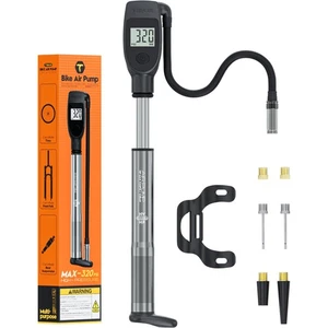Hochdruck Stoßdämpferpumpe mit digitalem Manometer für Luft Vordergabel & Rea... - Bild 1 von 8