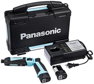Panasonic Rechargeable Stick Impact Driver 7.2V (1.5Ah Battery Pack x 2/Charger/ - Image 1 of 3