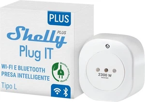 Shelly plug it, presa wifi & bluetooth italiana (type l) - 2300 w (10a), moni .. - Afbeelding 1 van 1