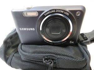 Samsung ES70 12.2MP Navy Digital Camera, 5x Zoom, 2.7" LCD, Working, No Charger - Picture 1 of 3