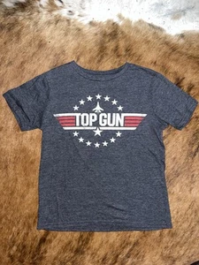 Kids Top Gun Navy Blue Shirt Size M - Used - Picture 1 of 3
