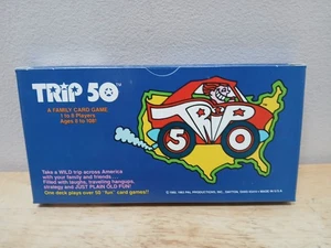 Trip 50 Educational Family Card Game 1983, Vintage, Made In USA  - Picture 1 of 7