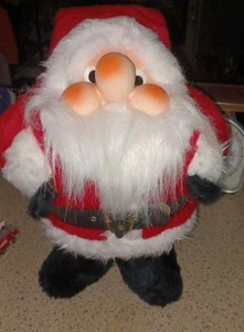 Vintage 1980s Rennoc Santakins Santa Claus Plush Chubby Christmas  15" Tall - Picture 1 of 7