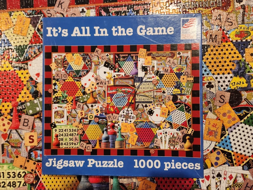 It's All In The Game головоломка 1000 штук отличная американская головоломка фабрика - Изображение 1 из 4