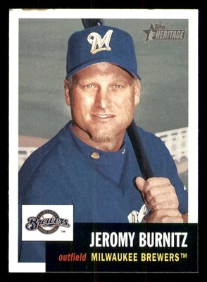 2002 Topps Heritage #312 Jeromy Burnitz - Image 1 of 2