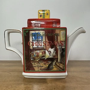 The Night Before Christmas James Sadler Teapot Made In England Clement C. Moore - Picture 1 of 9