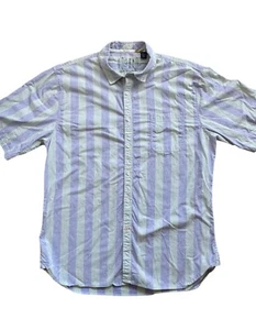 Reyn Spooner Men's Hawaiian Short Sleeve Striped Shirt Size X Large - Picture 1 of 5