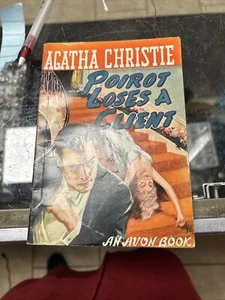 POIROT LOSES A CLIENT New Avon Library #70 Vintage 1945 Pb Agatha CHRISTIE - Picture 1 of 1