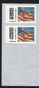 APC/CVP/ATM - USA #CVP91 with "short height FOREVER print variety vert.pair (lf) - Picture 1 of 1