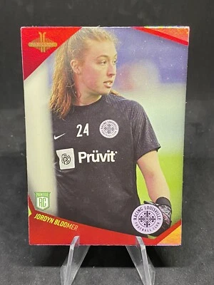 Jordyn Bloomer RC 2022 Parkside NWSL Target Red Foil SP Rookie #134 Louisville - Image 1 of 4