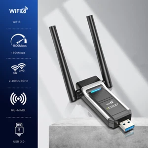 Tarjeta de red adaptador WiFi EDUP WiFi6 USB 3.0 doble banda AX1800 MU-MIMO suave AP - Imagen 1 de 11
