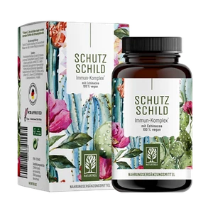 Immunsystem Komplex Echinacea Vitamin C Zink Kapseln Schutzschild NATURTREU® - Bild 1 von 9