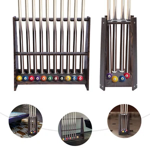 8/10-Hole Bracket Shelf 1.38" Ring Fishing Rod Pool Cue Balls Organizer Holder - Imagen 1 de 30