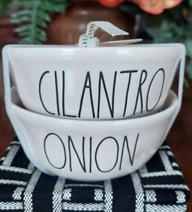 Rae Dunn Taco Night Bowl LL CILANTRO/ONION NWT HTF - Picture 1 of 4