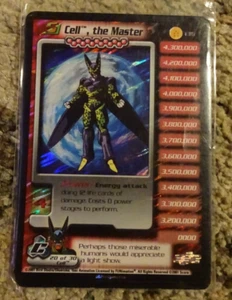 Dragonball Z Cell the Master Lv 5 Rare Foil NM/LP FANTASTIC SHAPE SCORE CARD - Picture 1 of 19
