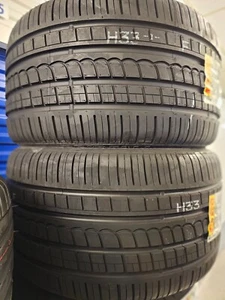 2X NEW PIRELLI PZERO ROSSO 295/40 ZR20 XL 110Y UHP AUDI AO 295 40 20 2954020 C+B - Picture 1 of 3
