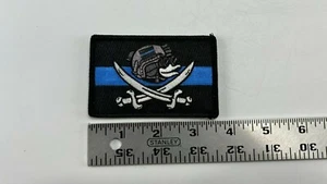 Zero F*cks Duck ZFD Police Blue Line Series Morale Patch Tactical SOE - Picture 1 of 2