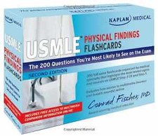 Kaplan Medical USMLE Physical Findings - Cards, by Fischer MD Conrad - Good