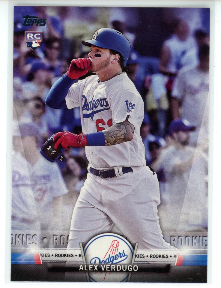 2018 Topps Series 1 Salute #TS80 Alex Verdugo RC (Dodgers) - Image 1 of 1