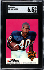 Gale Sayers 1969 Topps SGC 6.5 Football Card Vintage Graded Chicago Bears #51