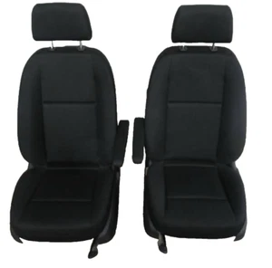 19-25 Mercedes Benz Sprinter Van Black CLOTH Front Bucket Seats - Picture 1 of 4