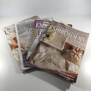 4 x Embroidery Magazines Assorted Titles Craft Hobbies Lifestyle - Picture 1 of 19