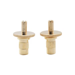 Musiclily Pro 2Pcs Gold M4 Nashville Tune-o-matic Bridge Studs For LP SG Guitar - Picture 1 of 6