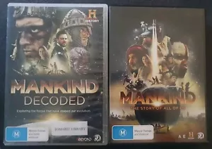 MANKIND DECODED DVD THE STORY OF ALL OF US HISTORY TV DOCUMENTARY SERIES SHOW - Picture 1 of 3