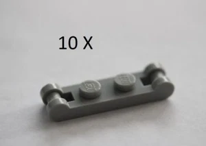 LEGO® Light Gray Plate 1 x 2 Handles on Ends Part 18649 - Picture 1 of 9