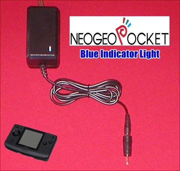 3.15V AC Adapter Power Supply Cord Plug W/LED for SNK Neo Geo Pocket System NEW - Image 1 of 3