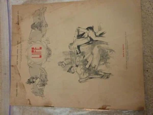 LIFE APRIL 16, 1896 COVER, GREAT EARLY CONTENT AND ADS - Picture 1 of 2