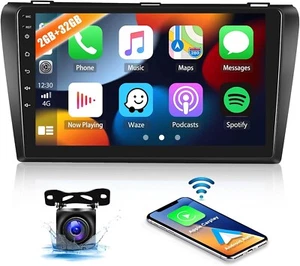 Radio estéreo para coche para Mazda 3 2004-2009 Android 13 GPS navegación WIFI BT FM RDS 2+32 GB - Imagen 1 de 13