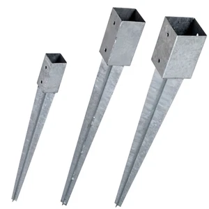 Bodenhülse Einschlagbodenhülse Einschlaghülse Pfostenträger Feuerverzinkt Anker - Afbeelding 1 van 12