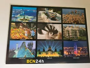 POSTKARTE VON BARCELONA BERÜHMTESTEN ORTEN - Bild 1 von 2