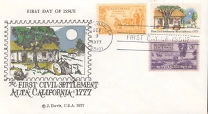 1977 FDC - Scott # 1725 Combo - Alta California - Davis - Bild 1 von 1