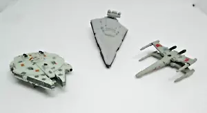 1990's Micro Machines Star Wars X-Wing, Millennium Falcon, Star Destroyer #16 - Picture 1 of 2