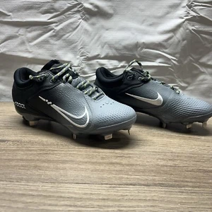 Botines de softbol Nike Hyperdiamond 4 Elite para mujer negros grises talla 7 - Imagen 1 de 10