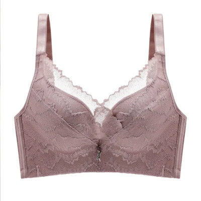 Women Bras Push Up Bra 30-40AAA ABCD Lingerie Slightly Padded Wireless Brassiere - Image 1 of 4