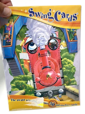 Swing Cards 3D por Santoro - TREINE aniversário menino (ss43) - Imagem 1 de 2