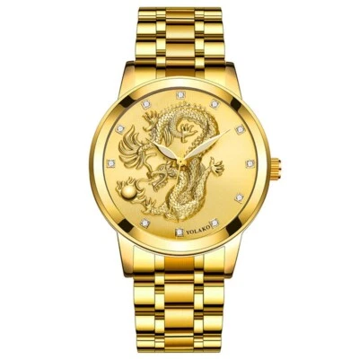 Montre Bracelet de luxe YOLAKO Quartz Etanche Homme Mode Tendance Elégance Look - Photo 1/4